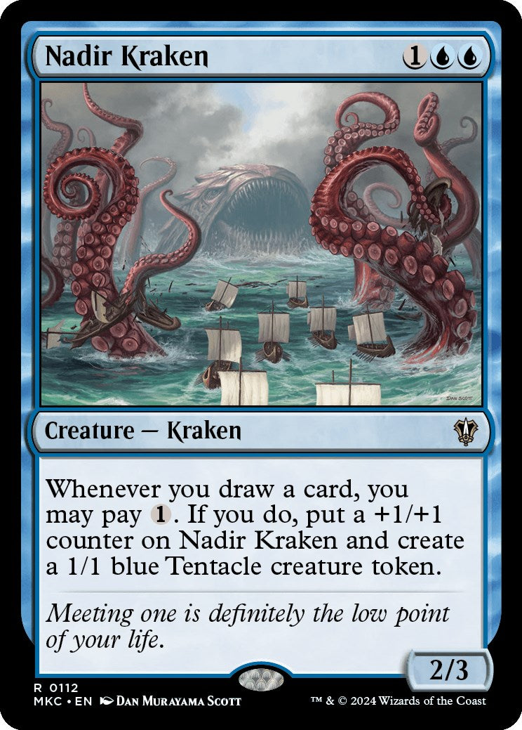 Nadir Kraken (112) [Commander: Murders at Karlov Manor]