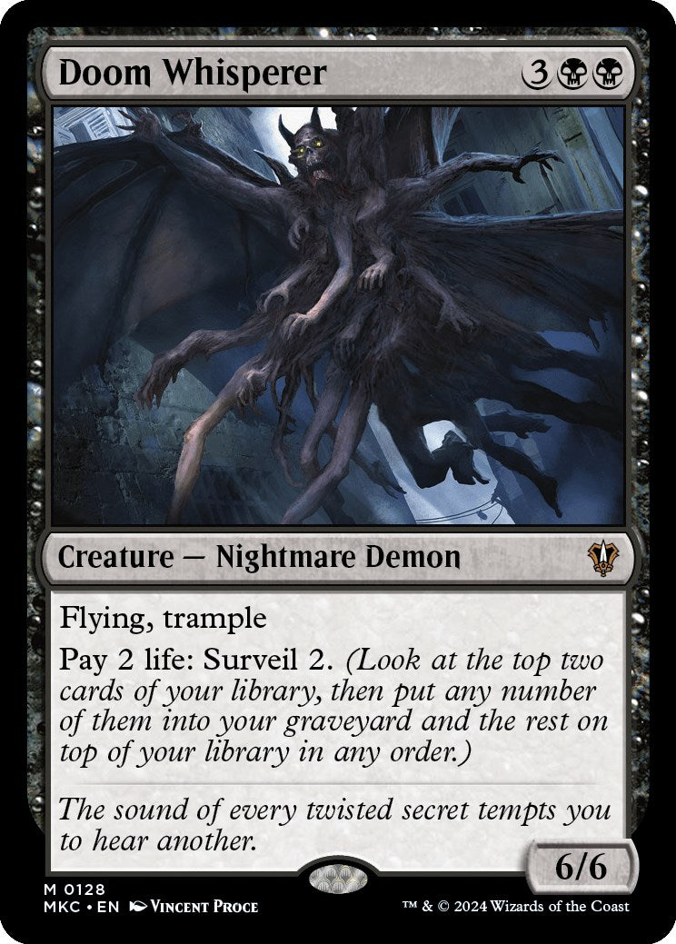 Doom Whisperer (128) [Commander: Murders at Karlov Manor]