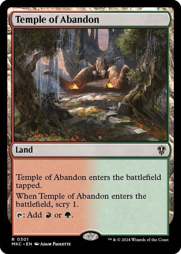 Temple of Abandon (301) [Commander: Murders at Karlov Manor]