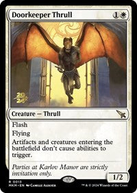 Doorkeeper Thrull [Murders at Karlov Manor Prerelease Promos]