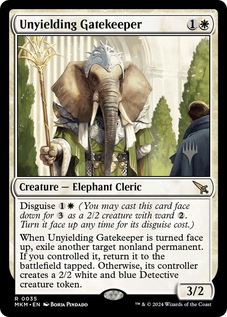 Unyielding Gatekeeper (35) [Promo Pack: Murders at Karlov Manor]