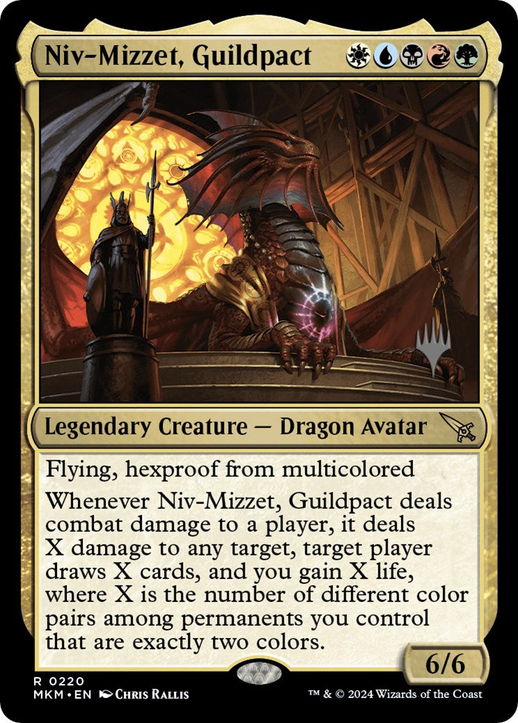 Niv-Mizzet, Guildpact (220) [Promo Pack: Murders at Karlov Manor]