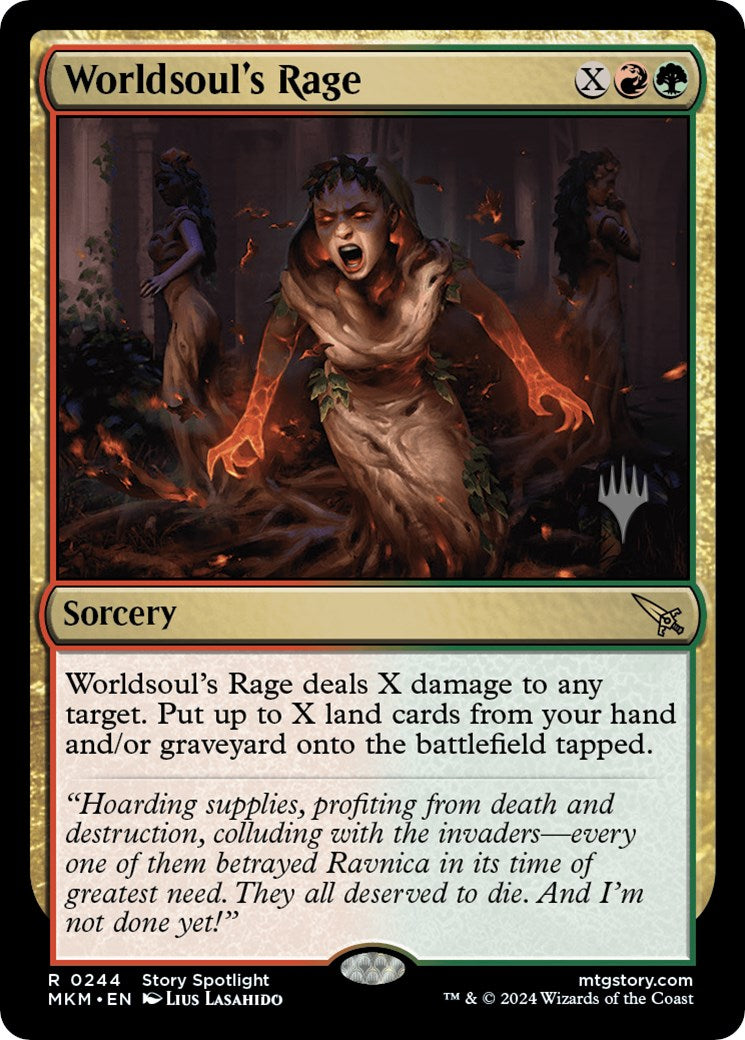 Worldsoul's Rage (244) [Promo Pack: Murders at Karlov Manor]