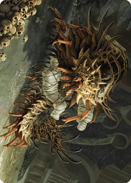 Rot Farm Mortipede Art Card (10) [Art Series: Murders at Karlov Manor]