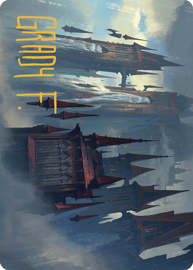 Thundering Falls Art Card (Gold-Stamped Signature) (27) [Art Series: Murders at Karlov Manor]