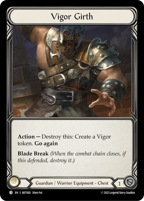 Vigor Girth (BET005) [Blitz Deck: Heavy Hitters - Betsy]