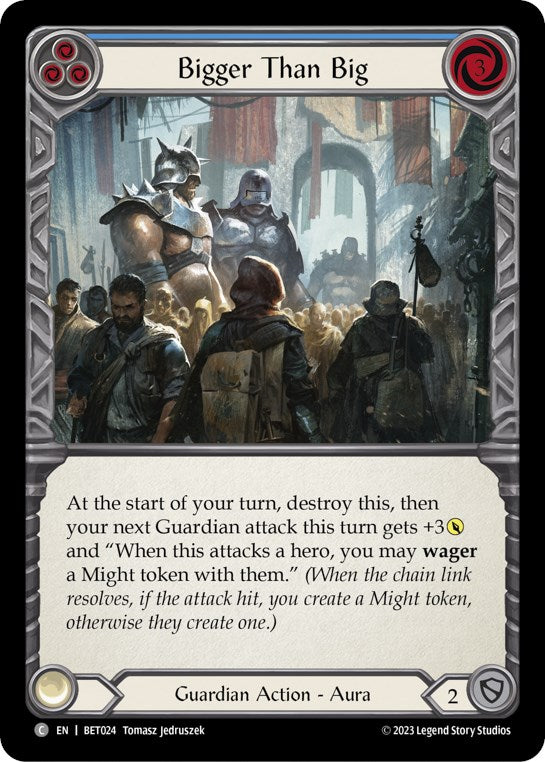 Bigger Than Big (Blue) (BET024) [Blitz Deck: Heavy Hitters - Betsy]