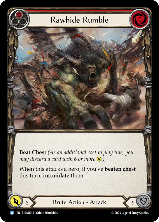 Rawhide Rumble (Red) (RNR015) [Blitz Deck: Heavy Hitters - Rhinar]