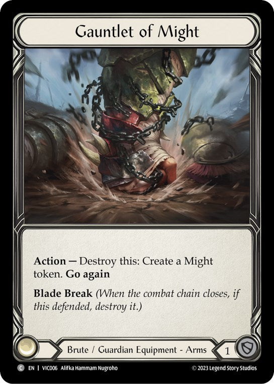 Gauntlet of Might (VIC006) [Blitz Deck: Heavy Hitters - Victor]