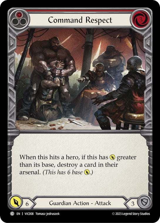 Command Respect (Red) (VIC008) [Blitz Deck: Heavy Hitters - Victor]