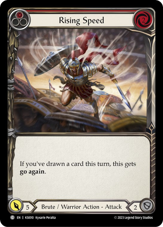 Rising Speed (Red) (KSI010) [Blitz Deck: Heavy Hitters - Kassai]
