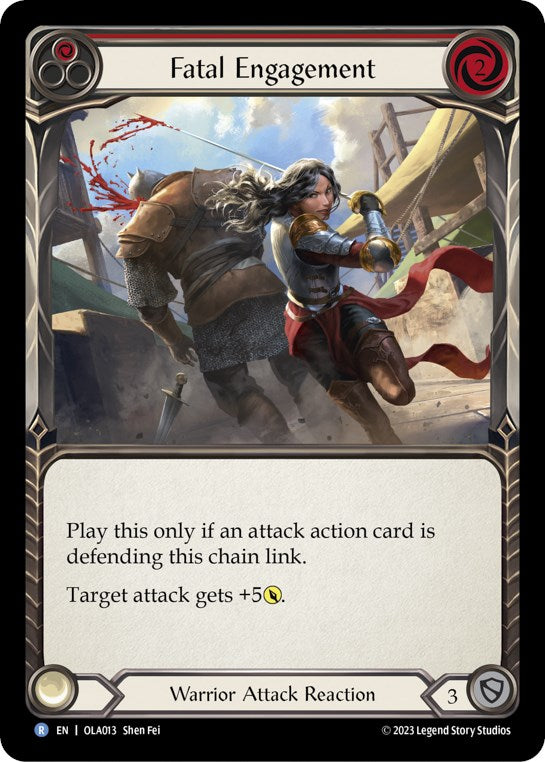 Fatal Engagement (Red) (OLA013) [Blitz Deck: Heavy Hitters - Olympia]