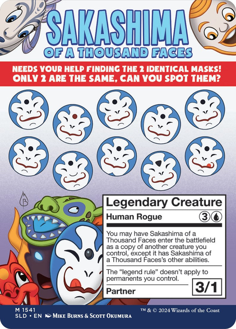 Sakashima of a Thousand Faces (1541) [Secret Lair Drop Series]