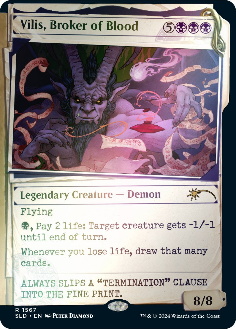 Vilis, Broker of Blood (Rainbow Foil) (1567) [Secret Lair Drop Series]