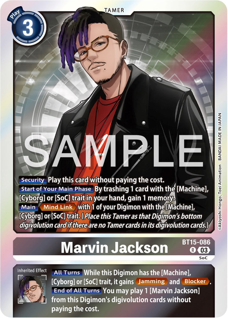 Marvin Jackson (BT15-086 R) [Exceed Apocalypse]