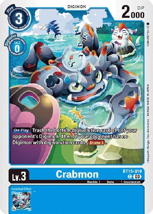 Crabmon (BT15-019 C) [Exceed Apocalypse]