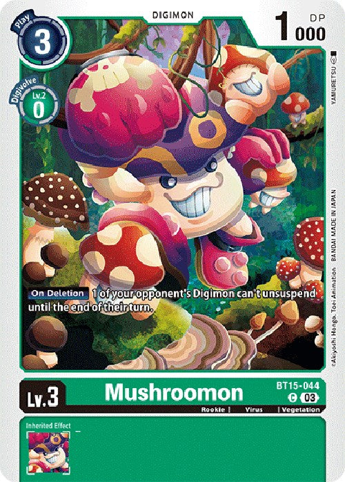 Mushroomon (BT15-044 C) [Exceed Apocalypse]