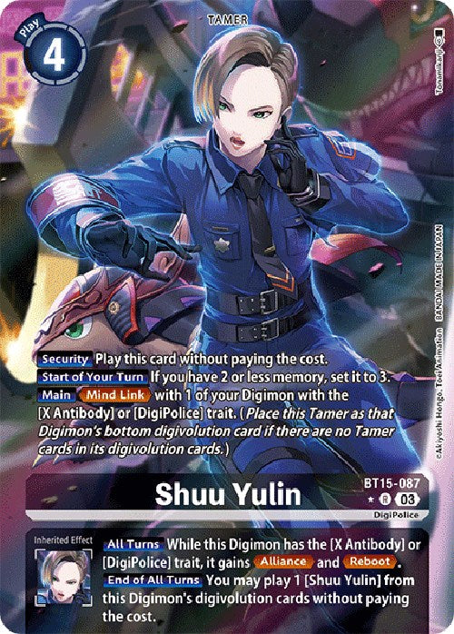 Shuu Yulin (Alternate Art) (BT15-087 R) [Exceed Apocalypse]