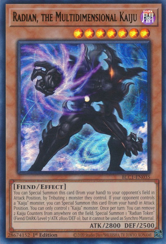 Radian, the Multidimensional Kaiju (BLC1-EN035) [Battles of Legend: Chapter 1]