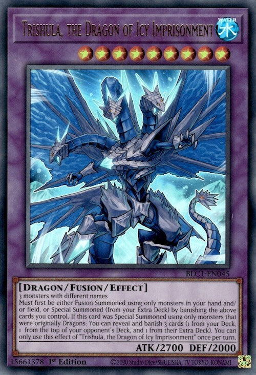 Trishula, the Dragon of Icy Imprisonment (BLC1-EN045) [Battles of Legend: Chapter 1]