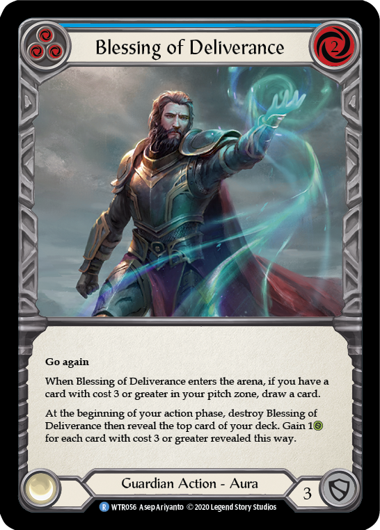 Blessing of Deliverance (Blue) (WTR056) [Welcome to Rathe]