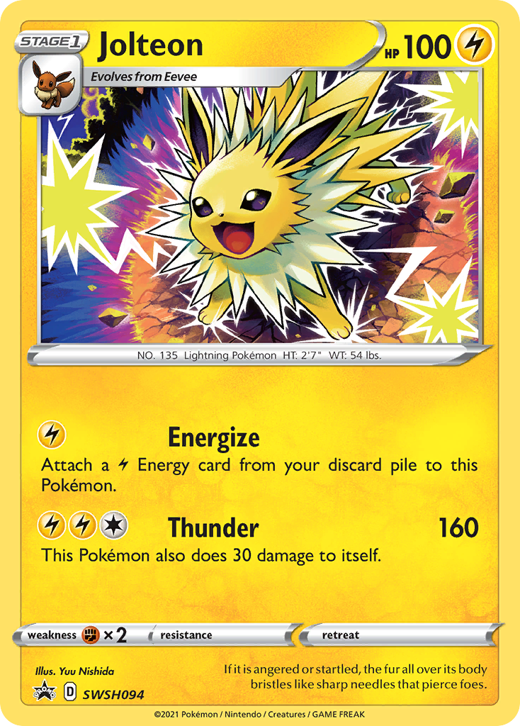Jolteon - SWSH094 (SWSH094) [SWSH: Sword & Shield Promo Cards]