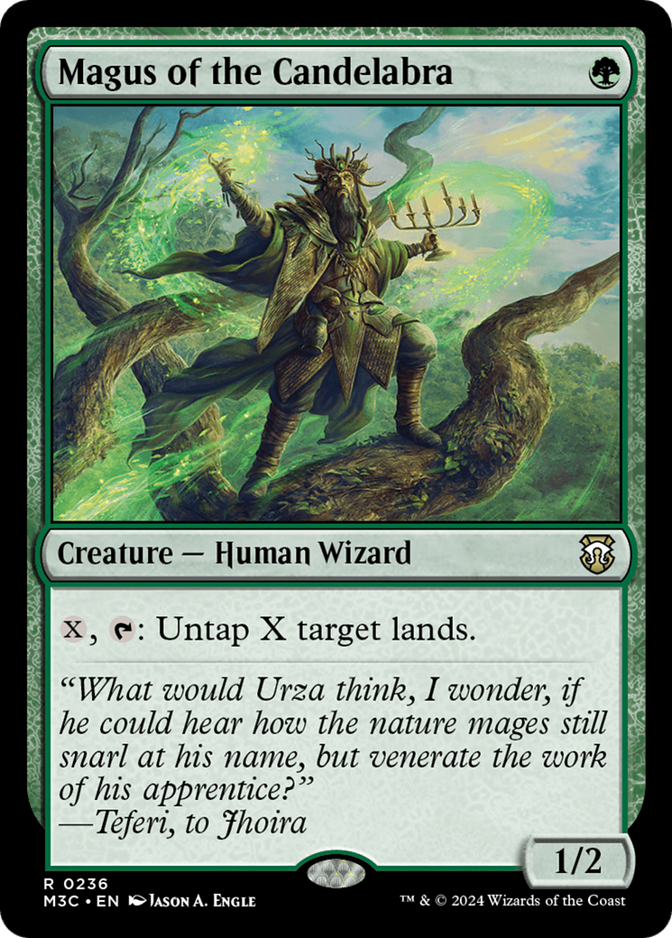 Magus of the Candelabra (Ripple Foil) (236) [Commander: Modern Horizons 3]