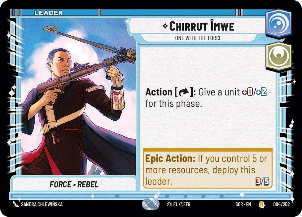 Chirrut Imwe - One With The Force (004/252) [Spark of Rebellion]