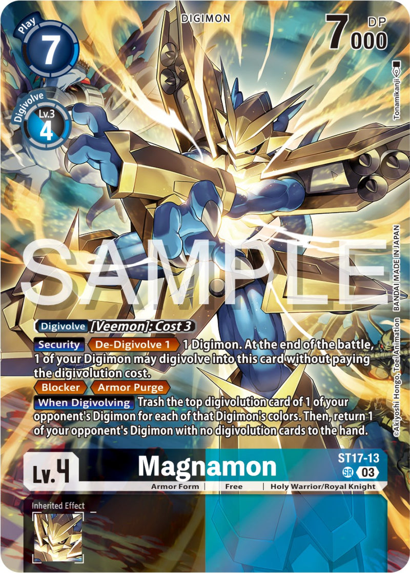 Magnamon (ST17-13 SR) [Starter Deck 17: Double Typhoon Advanced Deck Set]
