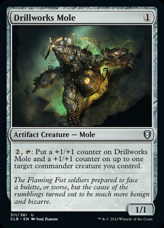Drillworks Mole (311) [Commander Legends: Battle for Baldur's Gate]
