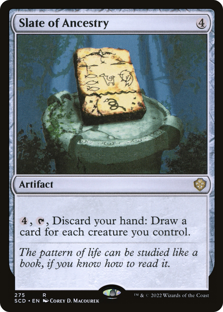 Slate of Ancestry (275) [Starter Commander Decks]