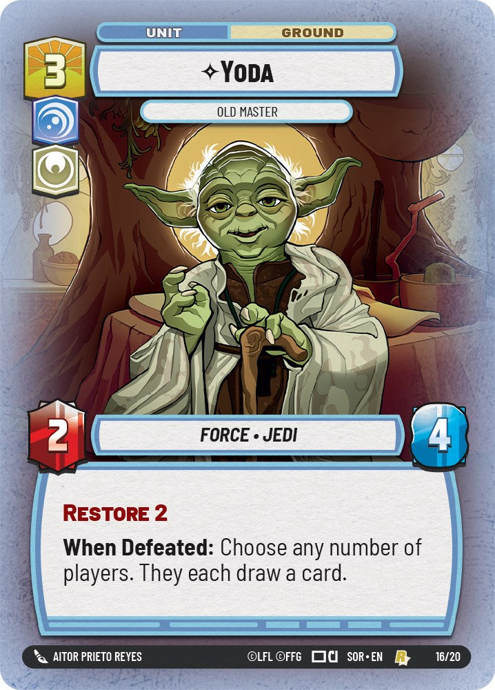 Yoda - Old Master (16/20) [Spark of Rebellion: Weekly Play Promos]