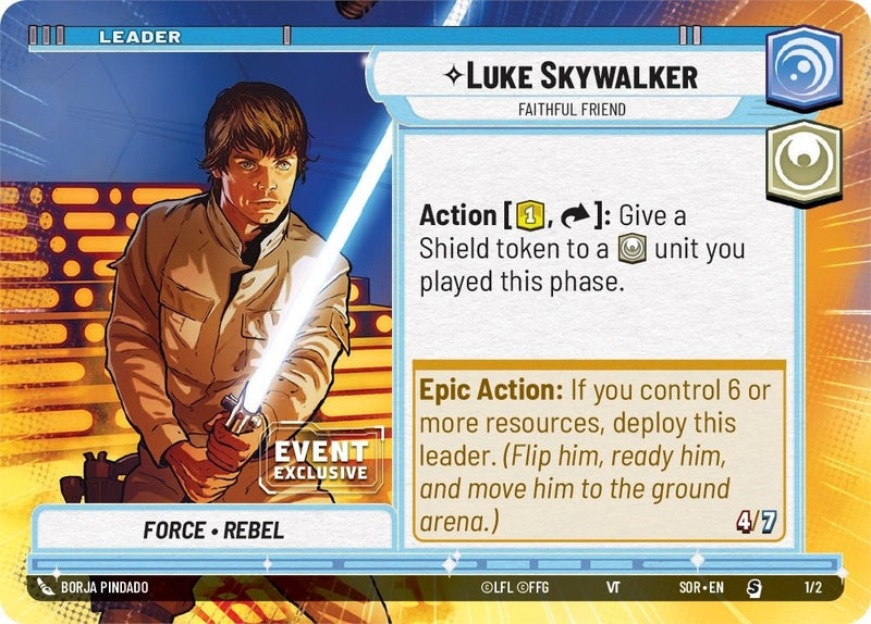 Luke Skywalker - Faithful Friend (Hyperspace) (1/2) [Event Exclusive Promos]