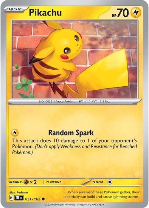 Pikachu (051/162) [SV05: Temporal Forces]