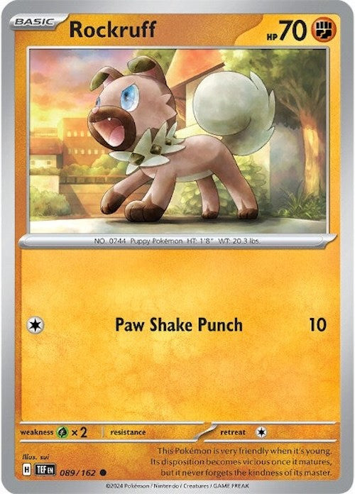 Rockruff (089/162) [SV05: Temporal Forces]