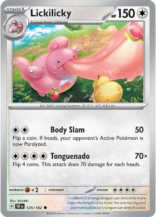 Lickilicky (125/162) [SV05: Temporal Forces]
