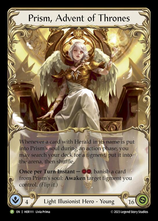 Prism, Advent of Thrones - HER111 (HER111) [Flesh and Blood: Promo Cards]
