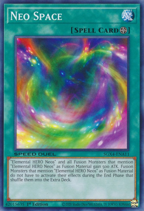 Neo Space (SGX4-ENA11) [Speed Duel GX: Midterm Destruction]