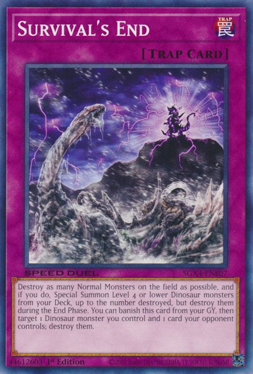 Survival's End (SGX4-ENE07) [Speed Duel GX: Midterm Destruction]
