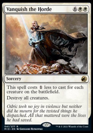 Vanquish the Horde (41) [Promo Pack: Innistrad: Midnight Hunt]