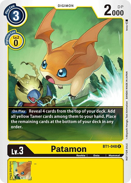 Patamon (Official Tournament Pack Vol.3) (BT1-048 R) [Release Special Booster 1.0]