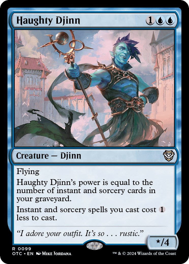 Haughty Djinn (99) [Commander: Outlaws of Thunder Junction]