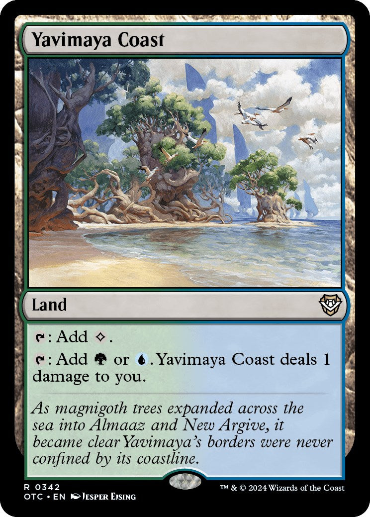 Yavimaya Coast (342) [Commander: Outlaws of Thunder Junction]