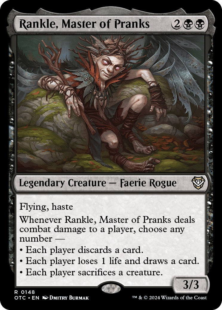 Rankle, Master of Pranks (148) [Commander: Outlaws of Thunder Junction]