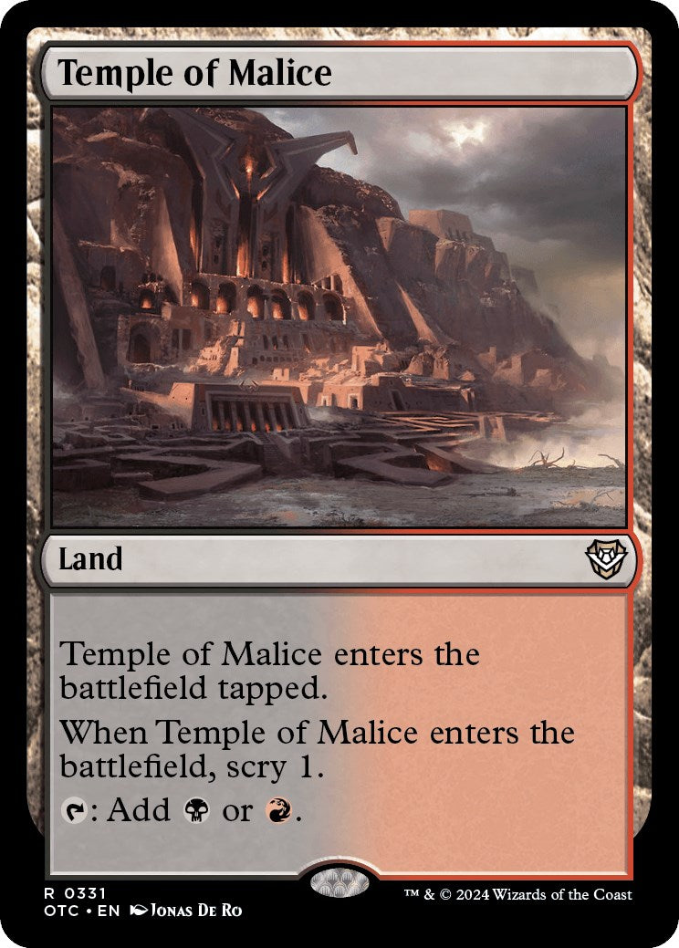 Temple of Malice (331) [Commander: Outlaws of Thunder Junction]