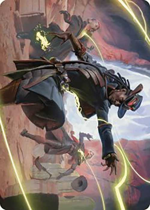Lilah, Undefeated Slickshot Art Card (26) [Art Series: Outlaws of Thunder Junction]
