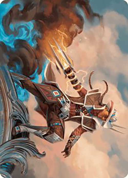 Annie Flash, the Veteran Art Card (17) [Art Series: Outlaws of Thunder Junction]