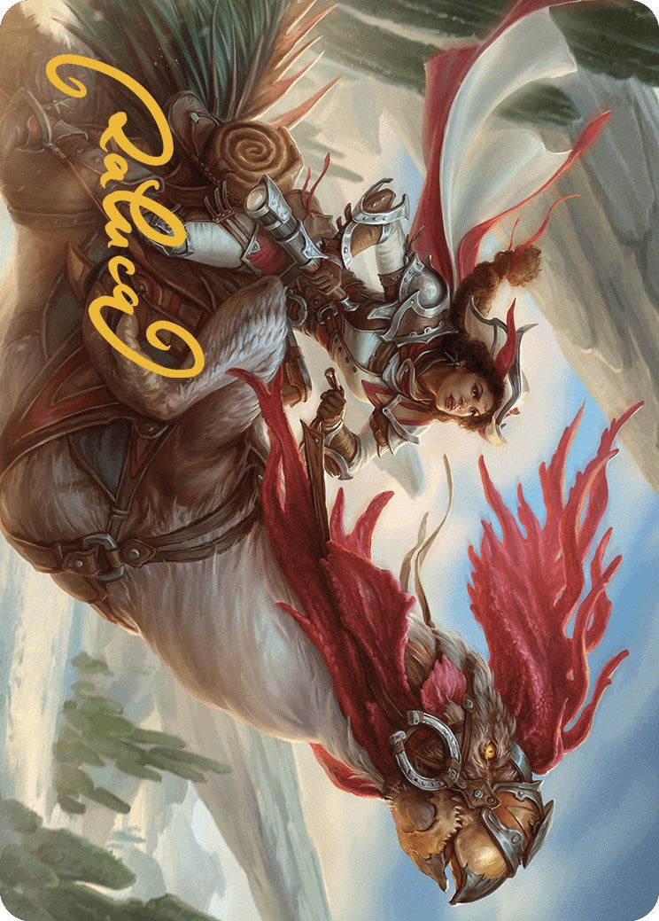 Frontier Seeker Art Card (Gold-Stamped Signature) (2) [Art Series: Outlaws of Thunder Junction]