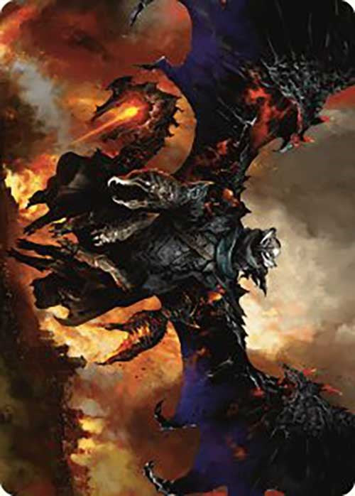 Akul the Unrepentant Art Card (16) [Art Series: Outlaws of Thunder Junction]