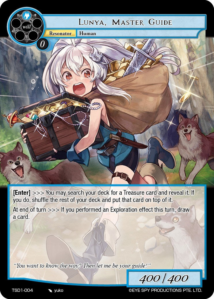 Lunya, Master Guide (TSD1-004) [Starter Deck: Lehen]